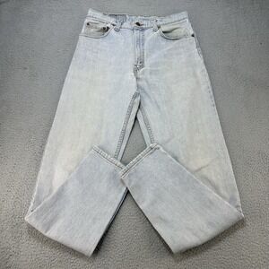 Vintage Levis 550 Jeans Men's 33x32 Light Wash Denim 1992 USA Grunge Skate Retro